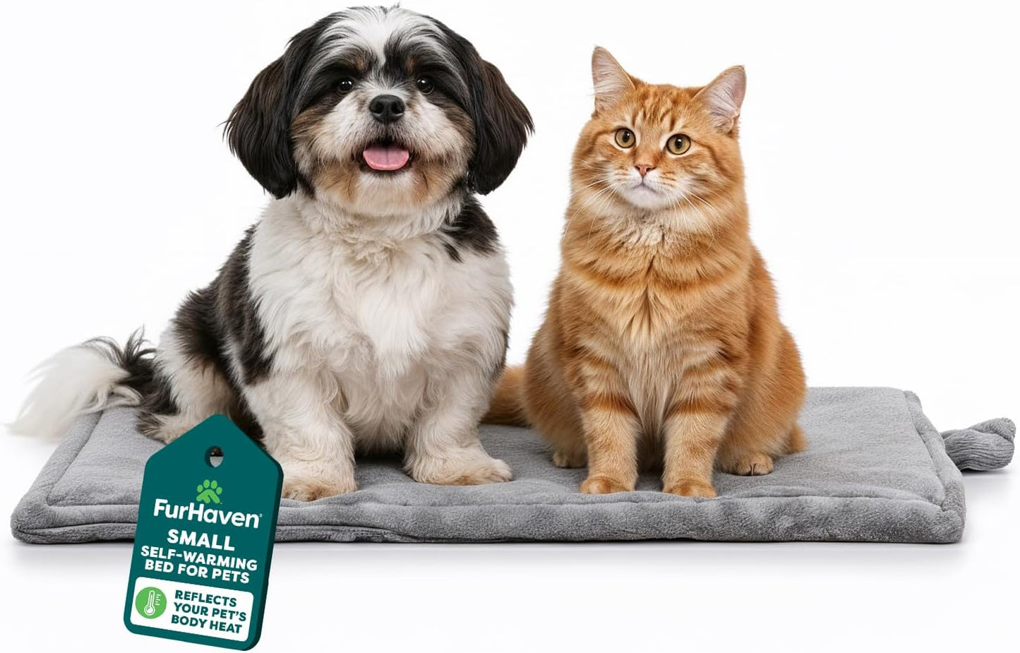 Soft Plush Pet Bed for Cats & Small Dogs - Washable Cozy Cushion