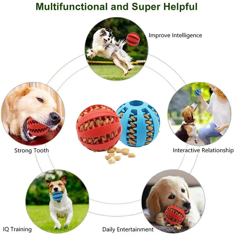 Interactive Treat Dispensing Ball for Dogs