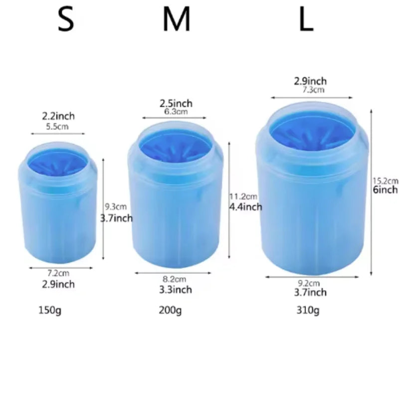 Portable Silicone Paw Cleaner Cup for Dogs