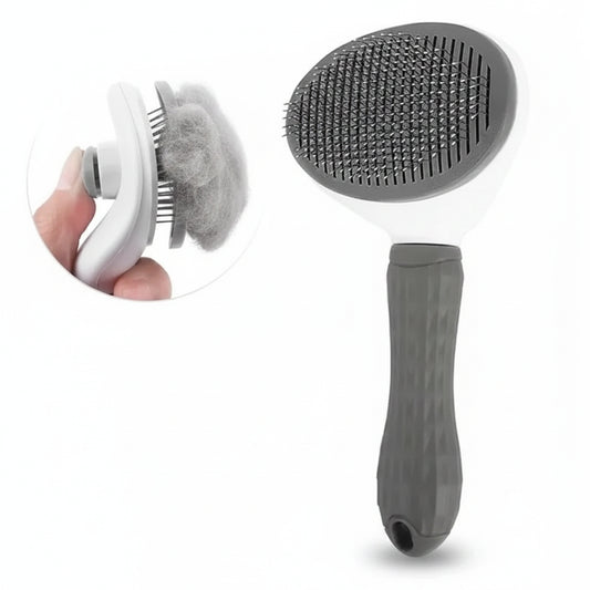 Self-Cleaning Pet Grooming Brush for Dogs & Cats