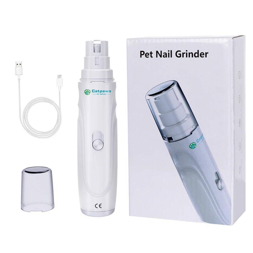 USB Rechargeable Pet Nail Grinder – Quiet & Painless
